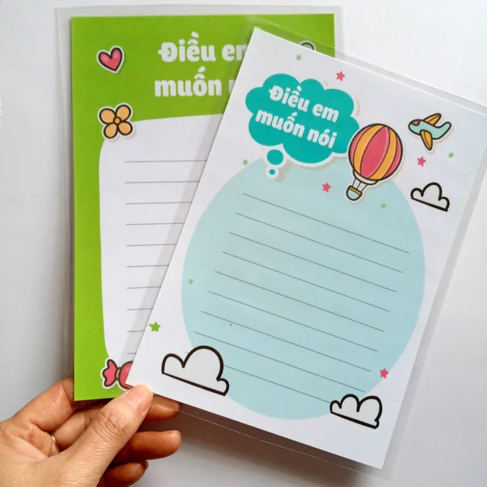 Phiều Điều Em Muốn Nói A5 nhiều mẫu viết điều ước, mục tiêu, lời muốn nói... Phiều Điều Em Muốn Nói A5 nhiều mẫu viết điều ước, mục tiêu, lời muốn nói...