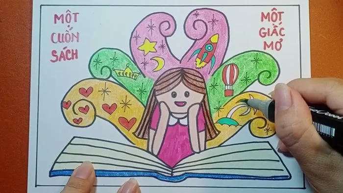 tranh áp phích - vẽ cổ động đọc sách: đại sứ văn hóa đọc | Global education  poster design | KCart3 - YouTube