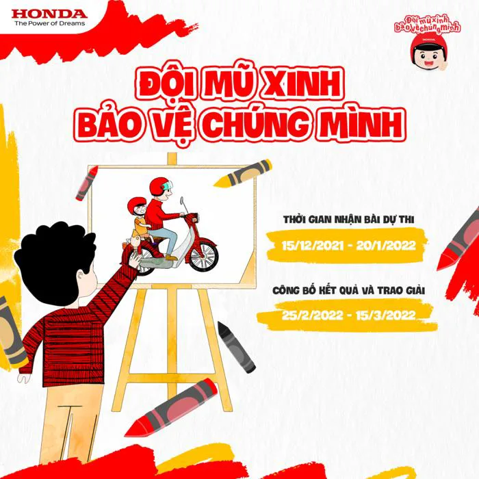 Phát động cuộc thi sáng tác tranh với chủ đề “Đội mũ xinh – Bảo vệ chúng mình” Phát động cuộc thi sáng tác tranh với chủ đề “Đội mũ xinh – Bảo vệ chúng mình”