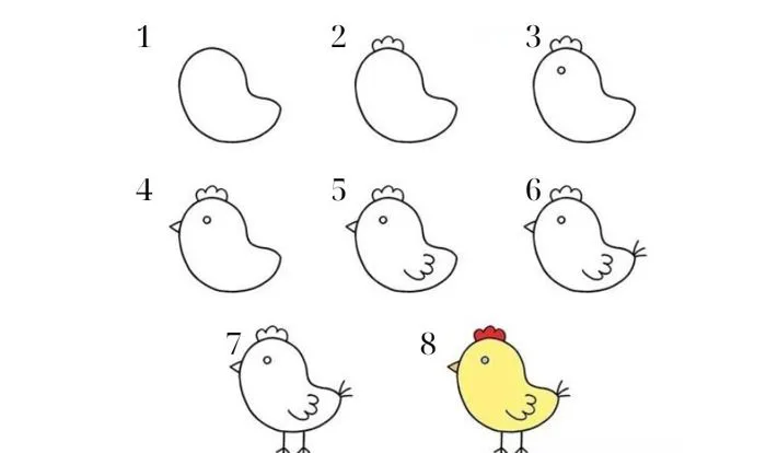20+ cách vẽ con vật đơn giản nhất chỉ vài nét, bé nào cũng vẽ được