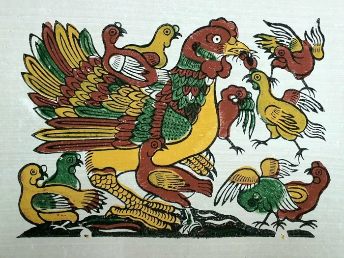 Tranh làng Hồ – dòng tranh đề tài cuộc sống, đậm bản sắc Việt