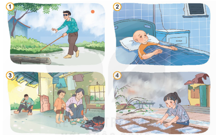 Tìm hiểu một số biểu hiện của sự cảm thông, giúp đỡ người có hoàn cảnh