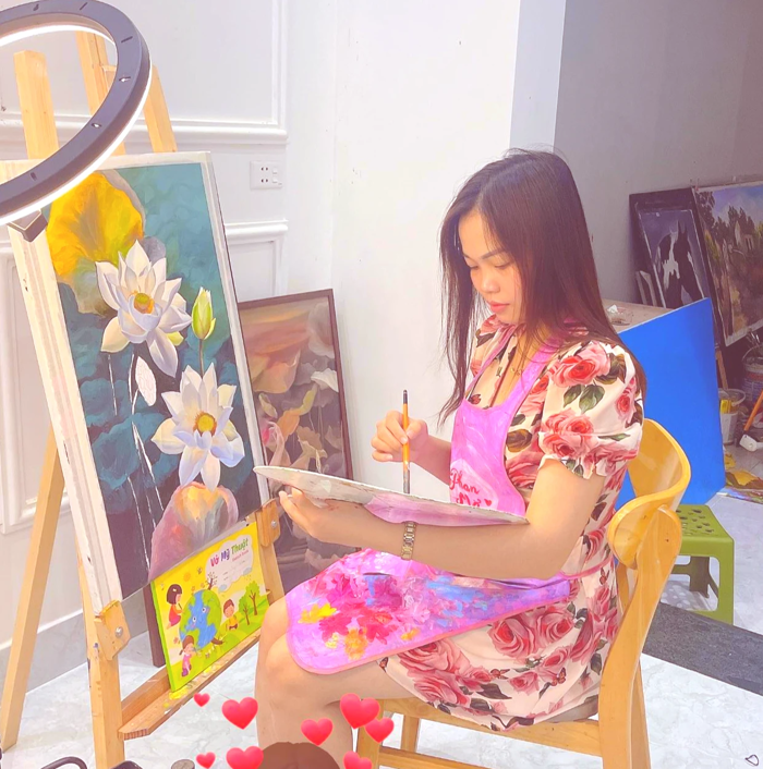 Mê mẩn với những bức tranh đẹp như thật của nữ 'họa sĩ đồng quê'