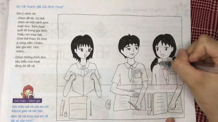 Vẽ tranh đề tài sinh hoạt (Mỹ thuật lớp 4) - Linh kid