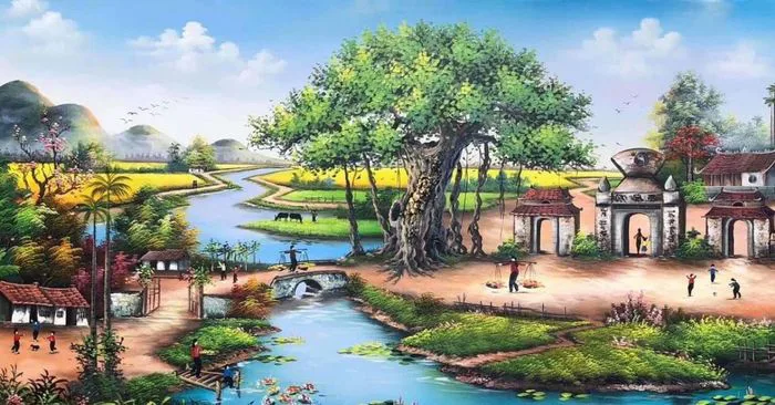 Cẩm nang vẽ tranh phong cảnh làng quê đơn giản và đẹp nhất