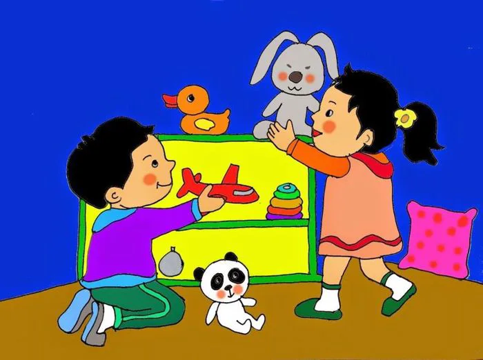 Tổng hợp tranh chủ đề trường mầm non đẹp, hồn nhiên và đầy màu sắc