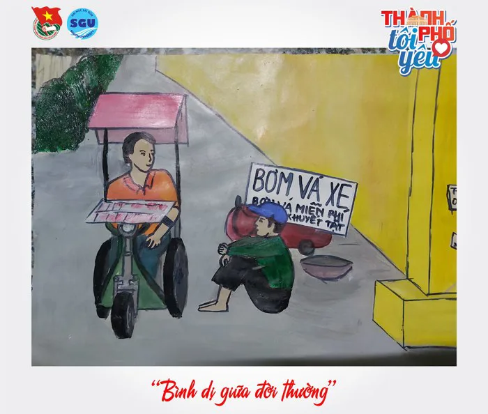 Độc đáo bộ tranh ký họa tái hiện nghĩa tình người Sài Gòn Độc đáo bộ tranh ký họa tái hiện nghĩa tình người Sài Gòn