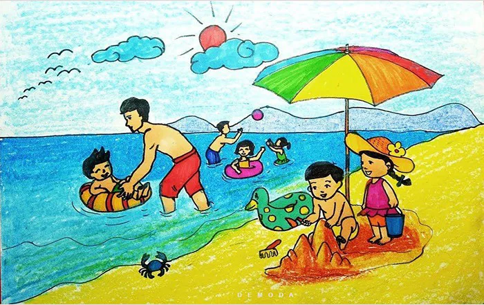 Chia sẻ 20+ Tranh vẽ đơn giản về đề tài Mùa hè của em