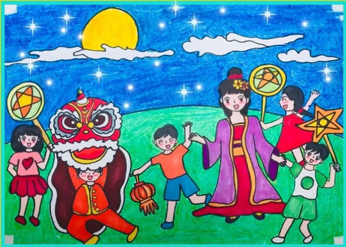 Vẽ tranh Trung thu: Hướng dẫn cách vẽ ý nghĩa, đơn giản