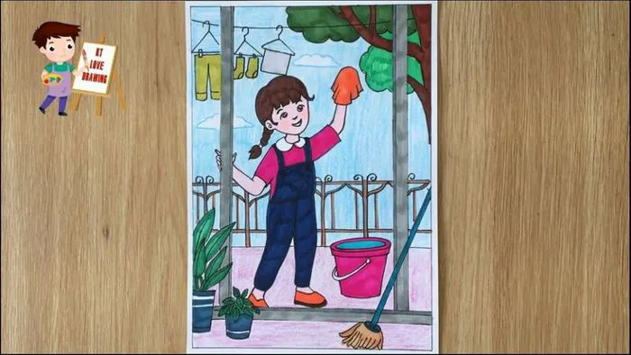 Sáng tạo mĩ thuật với hình ảnh trong cuộc sống | Vẽ cuộc sống thường ngày  của em