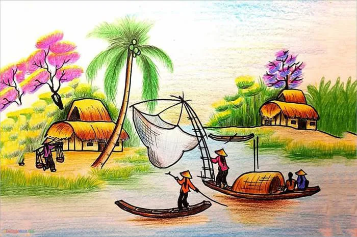 Vẽ tranh phong cảnh đơn giản: 30+ ý tưởng và hướng dẫn Vẽ tranh phong cảnh đơn giản: 30+ ý tưởng và hướng dẫn