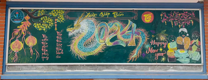 Sân chơi Một chiếc ảnh Tết: teen đua nhau khoe tranh vẽ rồng ngày Tết