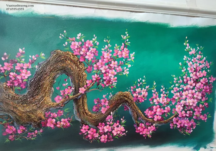 Vẽ Tranh Tường Tết - Vuatranhtuong.com