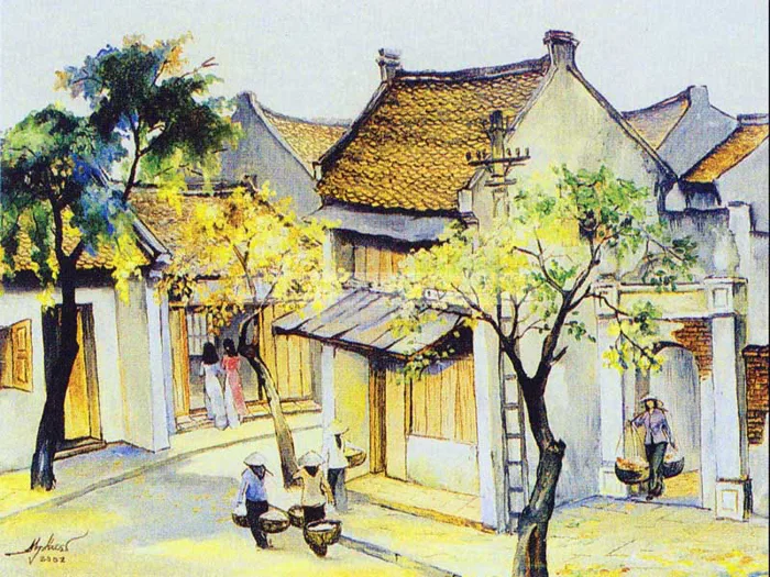 Đề tài vẽ tranh phong cảnh thành phố