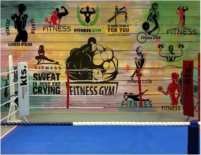 20+ mẫu vẽ tranh tường phòng Gym cực chất, cực đẹp -