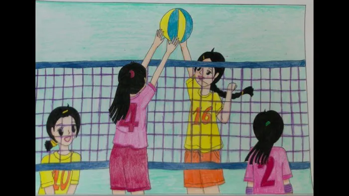 Vẽ tranh: Đề tài Thể thao, văn nghệ 3/6 (Mỹ thuật lớp 6) - Linh kid