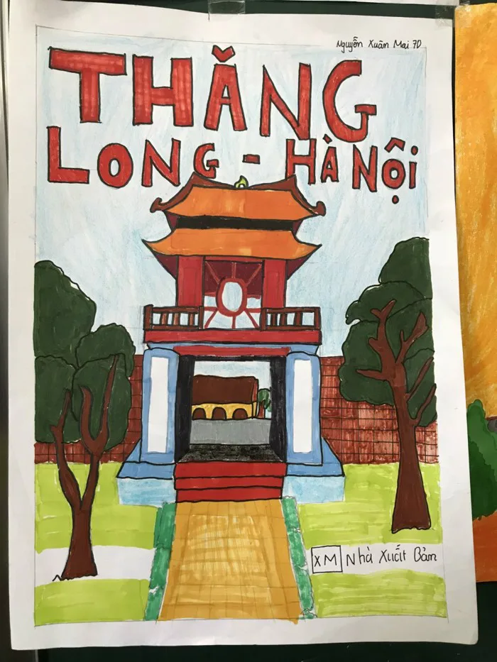 VẼ TRANH THEO BÌA SÁCH - Trường THCS Nguyễn Trãi