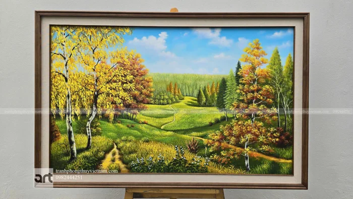 Tranh vẽ phong cảnh thiên nhiên - Tranh Phong Thủy Tranh vẽ phong cảnh thiên nhiên - Tranh Phong Thủy