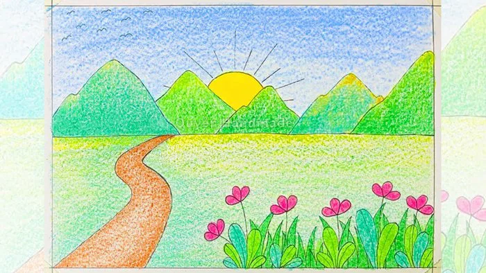 Những sắc màu thiên nhiên | Cách vẽ những sắc màu thiên nhiên | Vẽ phong cảnh thiên nhiên tươi đẹp Những sắc màu thiên nhiên | Cách vẽ những sắc màu thiên nhiên | Vẽ phong cảnh thiên nhiên tươi đẹp