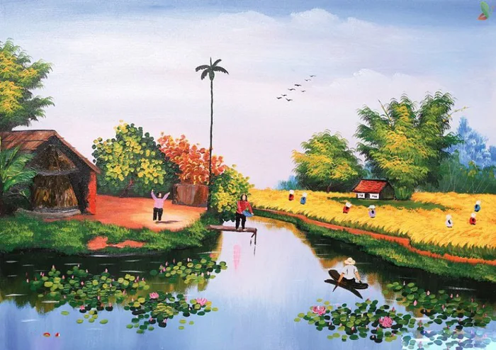 Những mẫu tranh phong cảnh thiên nhiên phù hợp với không gian nhà bạn Những mẫu tranh phong cảnh thiên nhiên phù hợp với không gian nhà bạn