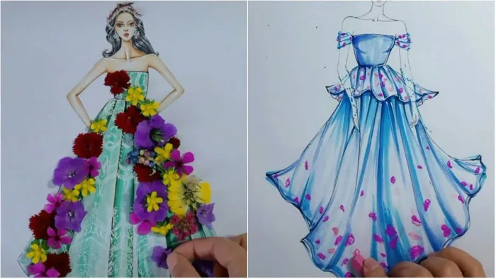 Cách Vẽ thiết kế thời trang hiện đại (#9) | 5 minutes of art Cách Vẽ thiết kế thời trang hiện đại (#9) | 5 minutes of art