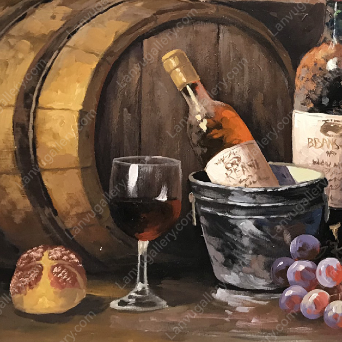 Tranh tĩnh vật cổ điển C1.11 - Lân Vũ Gallery Tranh tĩnh vật cổ điển C1.11 - Lân Vũ Gallery