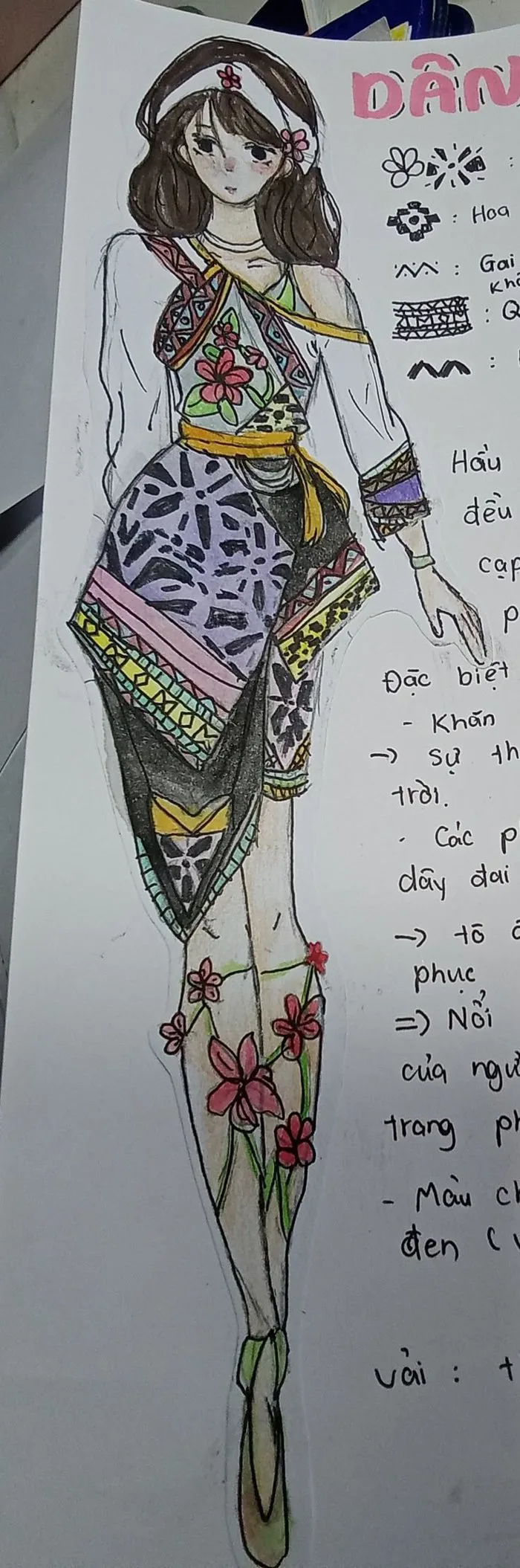Thiết kế trang phục dân tộc thái