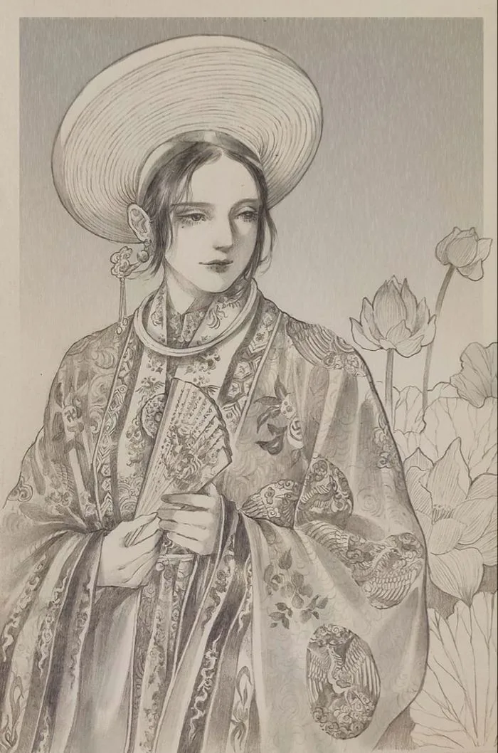 Hoạ sĩ Đăng Phan vẽ trang phục truyền thống Nhật Bình - Việt Phục -  Vietnamese Traditional Clothes