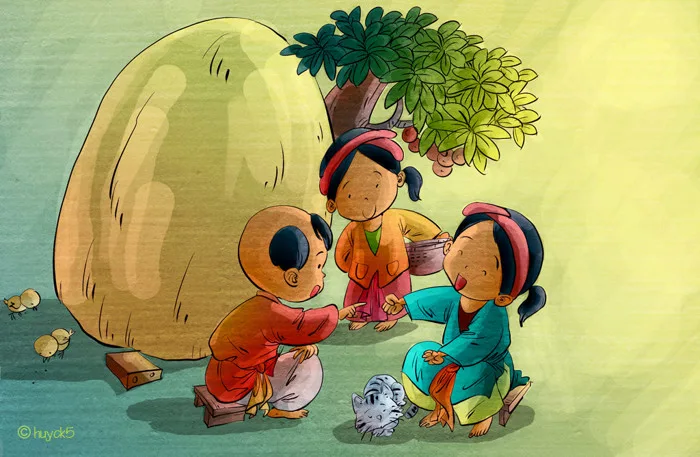 Tranh vẽ trò chơi dân gian - một nét đẹp tinh thần bố mẹ có thể truyền đạt  cho trẻ