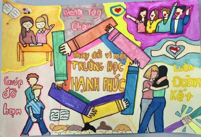 EM VẼ TRƯỜNG HỌC HẠNH PHÚC ??