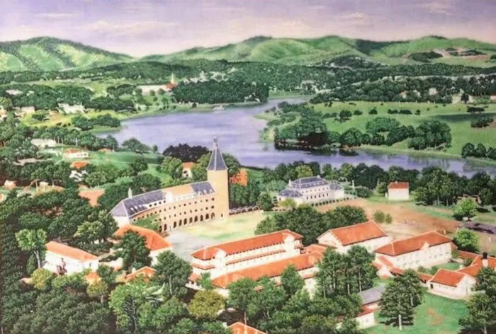 tranh vẽ trường học