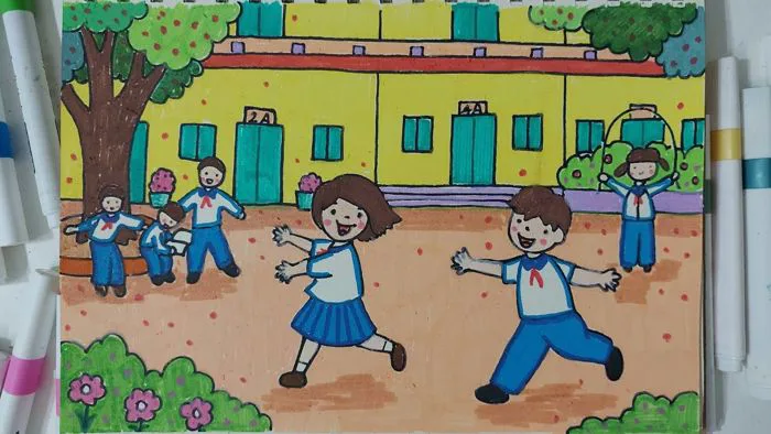 13 Trường học 1 ý tưởng | ve, tranh, bản vẽ