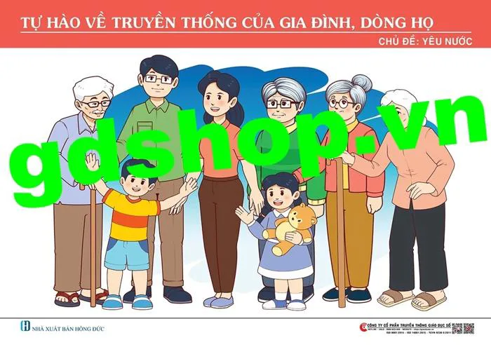 Bộ tranh về truyền thống gia đình, dòng họ