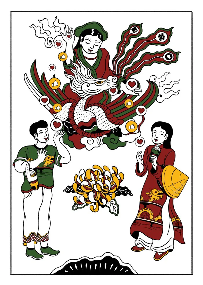 Hiện đại hóa tranh truyền thống - Báo Người Lao Động