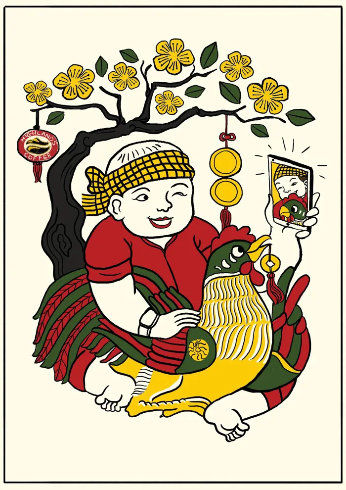 Hiện đại hóa tranh truyền thống - Báo Người Lao Động