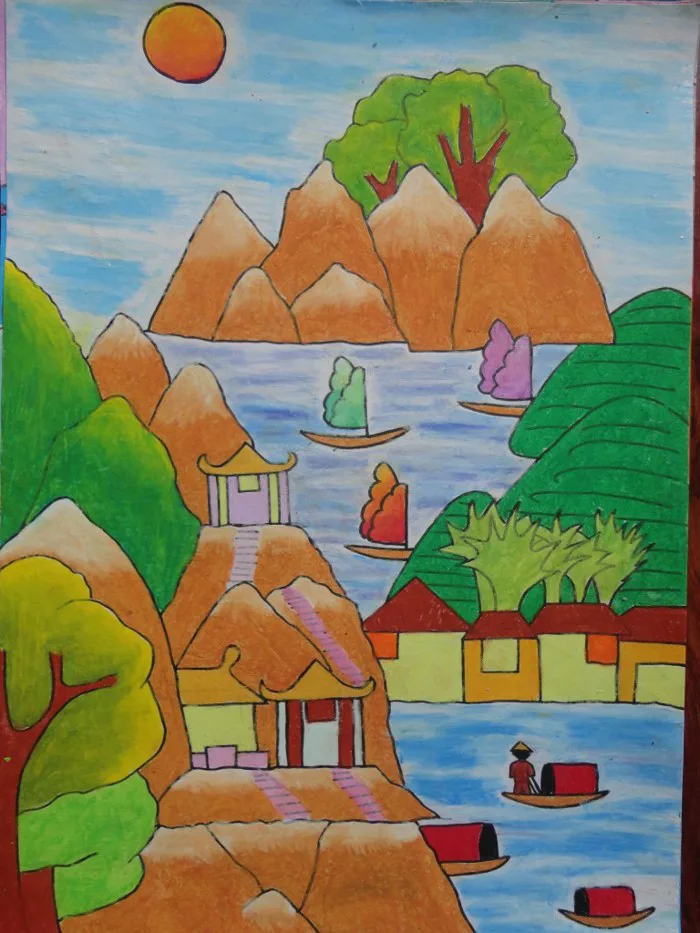 Hội thi vẽ tranh Sắc màu tuổi thơ TXBR 2012 - P3