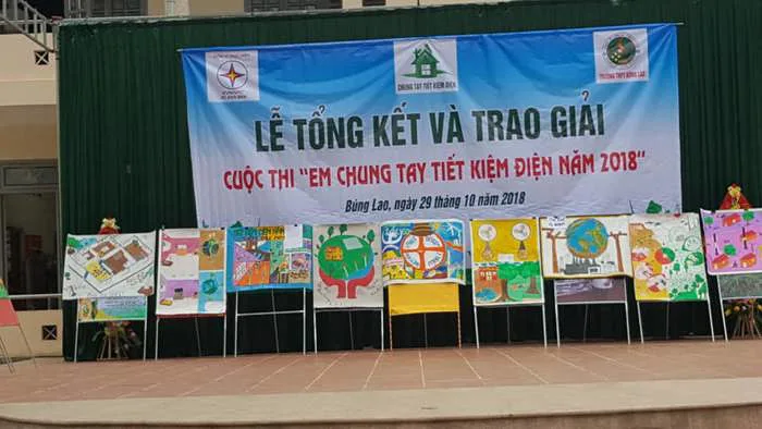 Thi vẽ tranh tuyển truyền Chung tay tiết kiệm điện, năm 2018