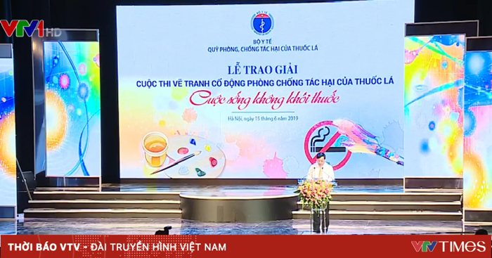 Trao giải cuộc thi vẽ tranh phòng chống tác hại thuốc lá