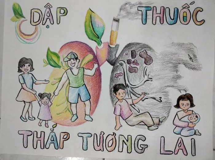 Cuộc thi vẽ tranh kèm khẩu hiệu Slogan của Liên đội trường tiểu học Thanh  Liệt - TIỂU HỌC CHU VĂN AN