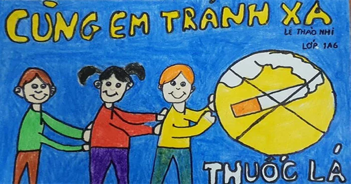 TOP 30 Tranh vẽ phòng chống hút thuốc lá đẹp nhất