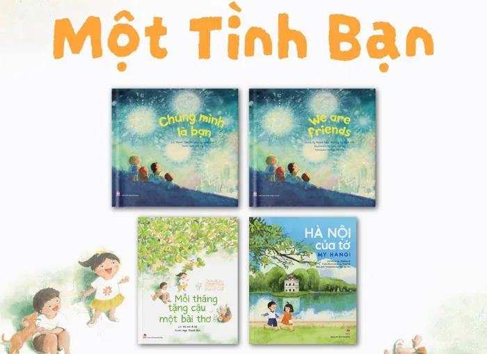 Vẻ đẹp của tình bạn qua sách tranh thiếu nhi